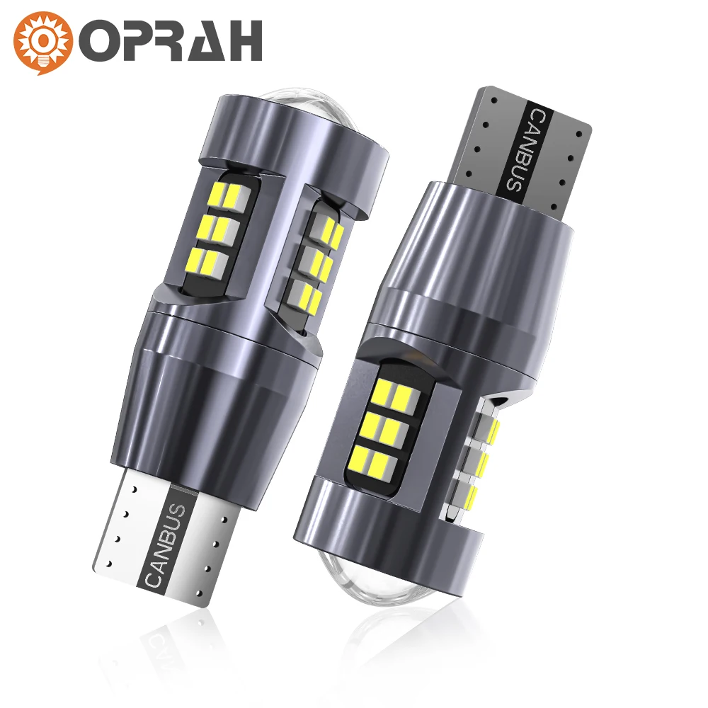 

2pcs Oprah W5W LED T15 Car Lights 12V Truck Interior Dome Map Reading Bulbs Canbus 2016 SMD Parking SignalLamp White Yellow Red