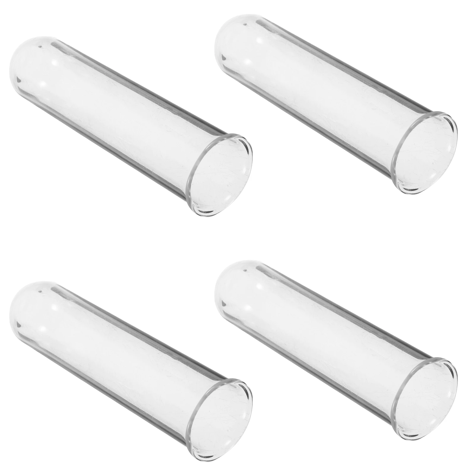 

4Pcs Glass Test Tube Hydroponic Planter Vase Transparent Propagation Tubes Flower Tubes for Home Office Test Tube Vase