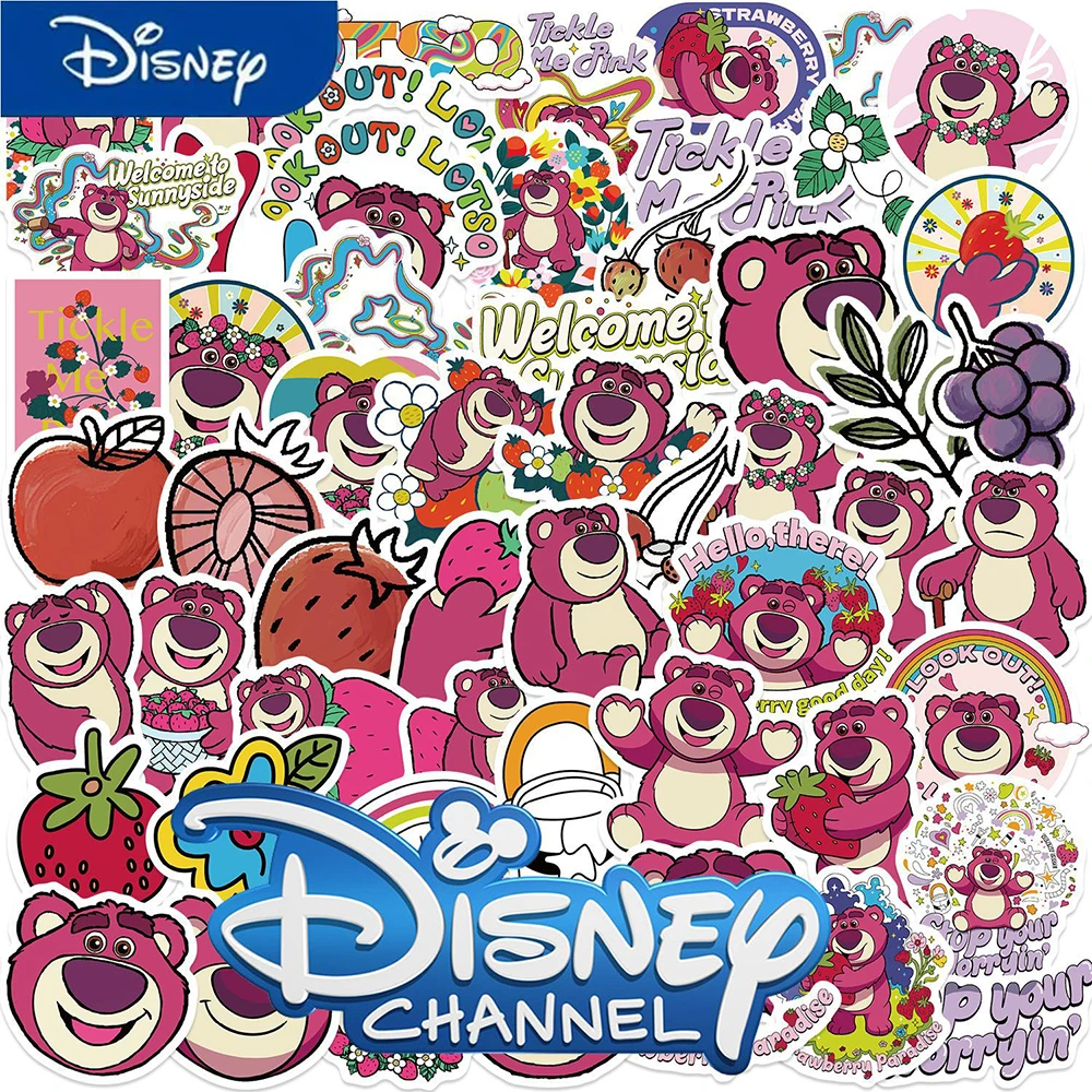 

10/30/50pcs Disney Cute Pink Lots-o'-Huggin' Bear Cartoon Stickers Decals DIY Laptop Notebook Fridge Luggage Decoration Sticker