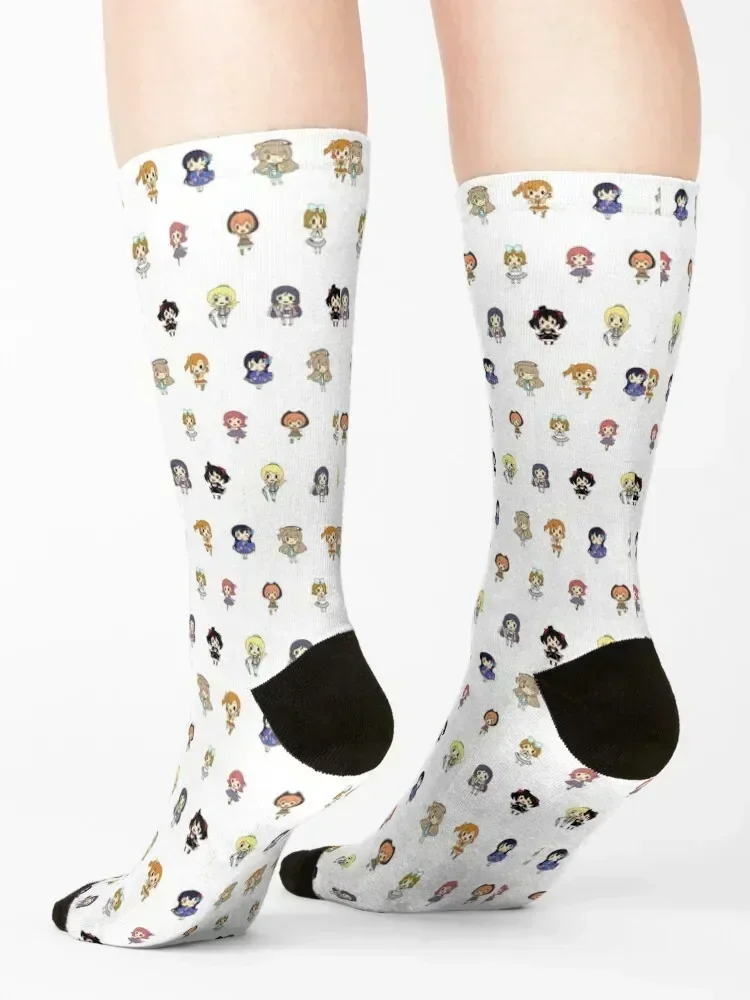 Love Live SIF - 1st SR Pattern ver. Socks cool Non-slip cycling christmas stocking Girl'S Socks Men's