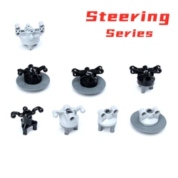 Rainbow Pig MOC Part 92909 Steering Wheel Hub 35189 69636 x873c01 High-Tech Suspension Drive Building Block Brick DIY Tech Toys