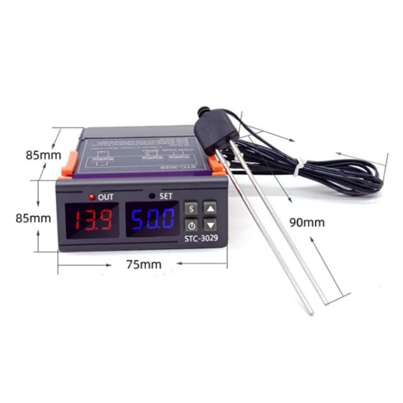 STC-3029 수분 센서 모듈, 원예 식물용 토양 수분 테스터, 농업 AC110-220V