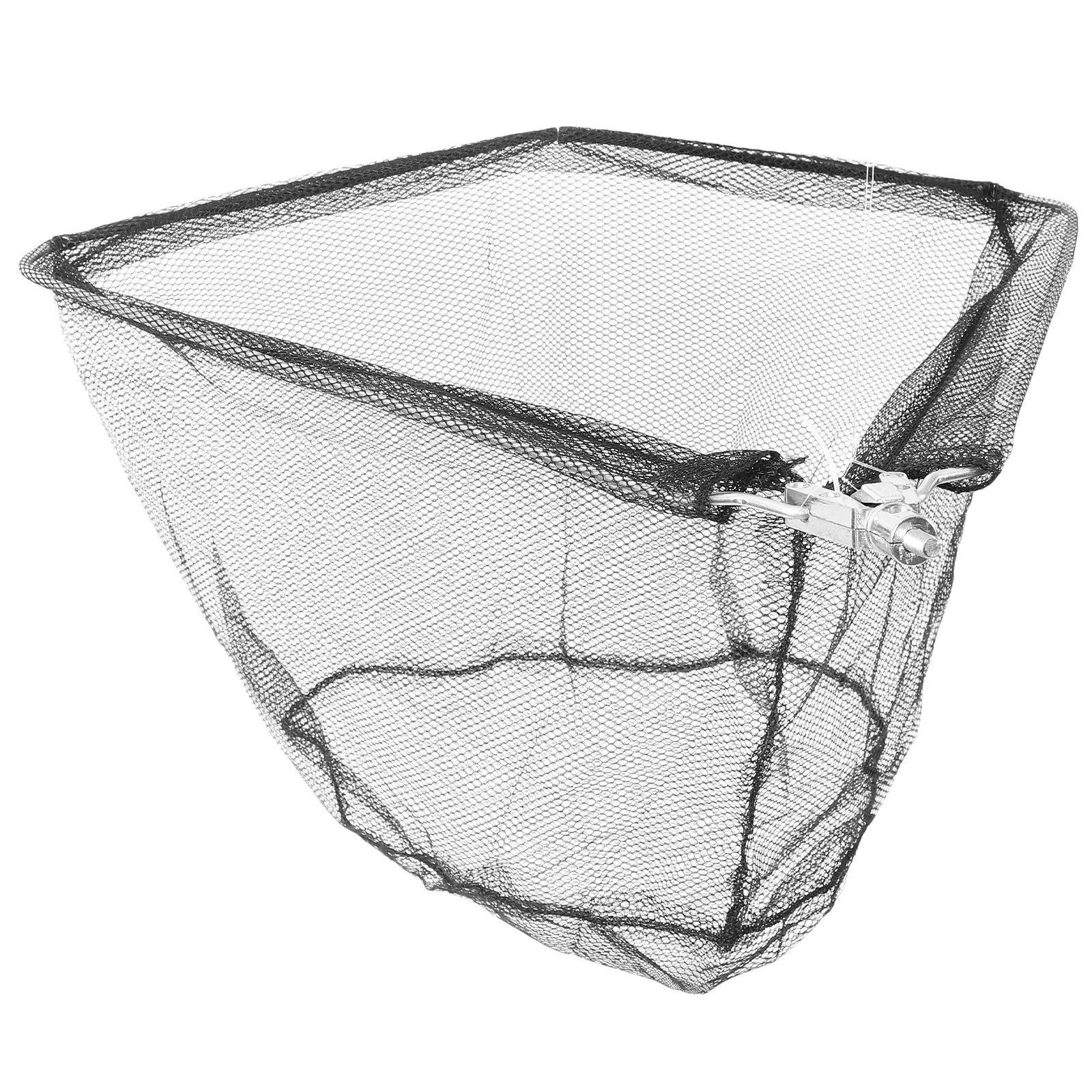 Triangle Fishing Net Head Replacement Landing Net Large Capacity Sturdy Lightweight Portable Fish Catching Basket for Beginners