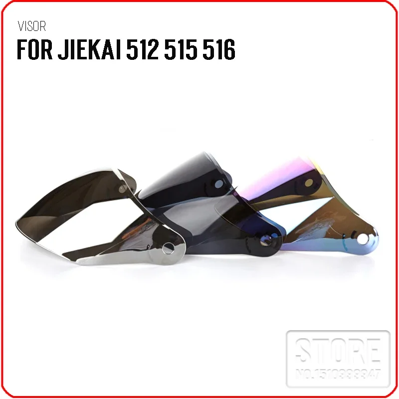 Motorcycle 3/4 Half Helmets VISOR Sunglasses Dust mirror FOR JIEKAI 515 512 516 CLEAR   SILVER  CLEAR ANTI FOG MULTICOLOR CHOOSE