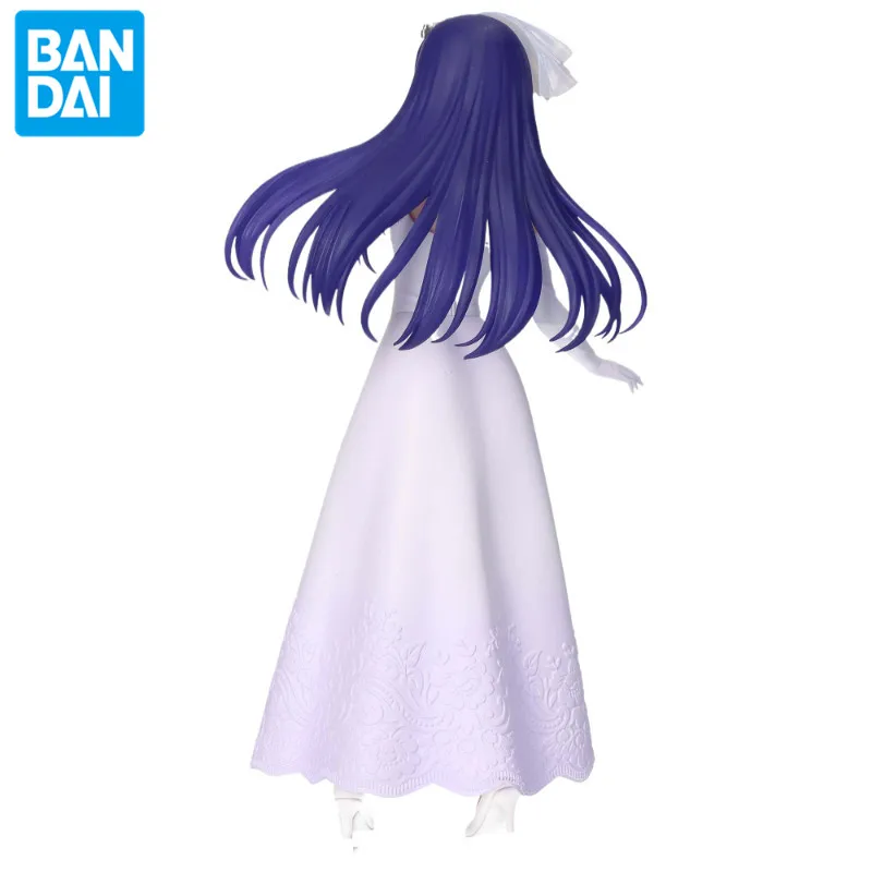 Bandai Genuine Anime My Child Ai Hoshino Wedding Dress Character Figure Model PVC 20cm Figure Toy Birthday Gift Doll Collection