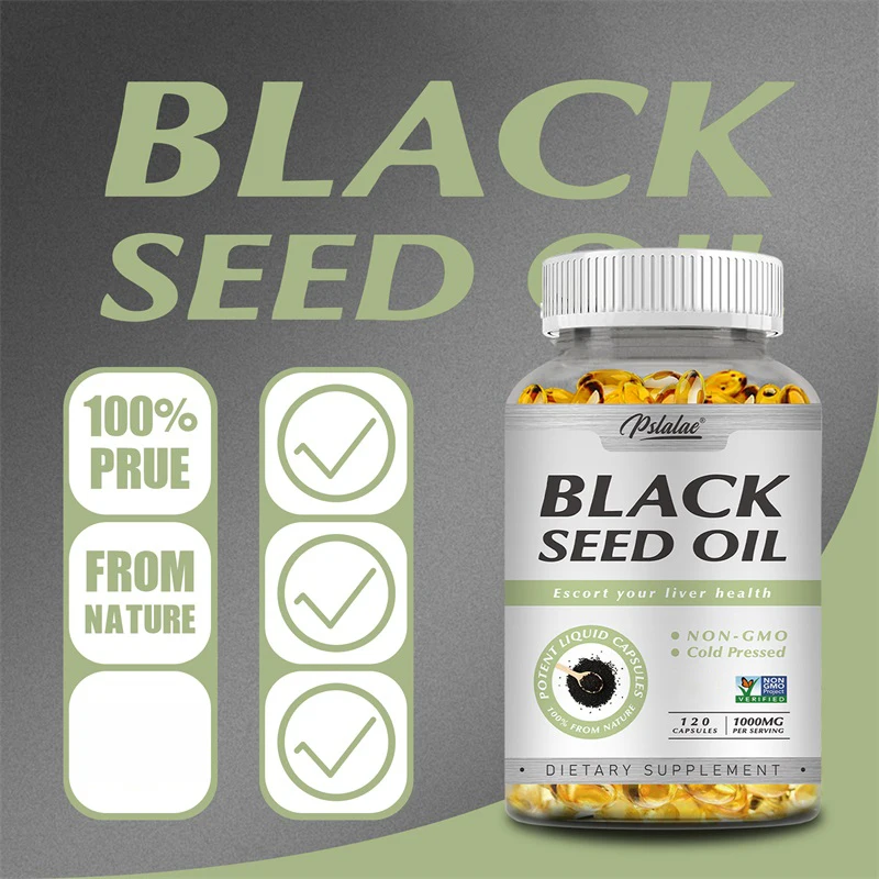 Black Seed Oil - Relieves Digestive Indigestion, Supports Healthy Skin and Hair