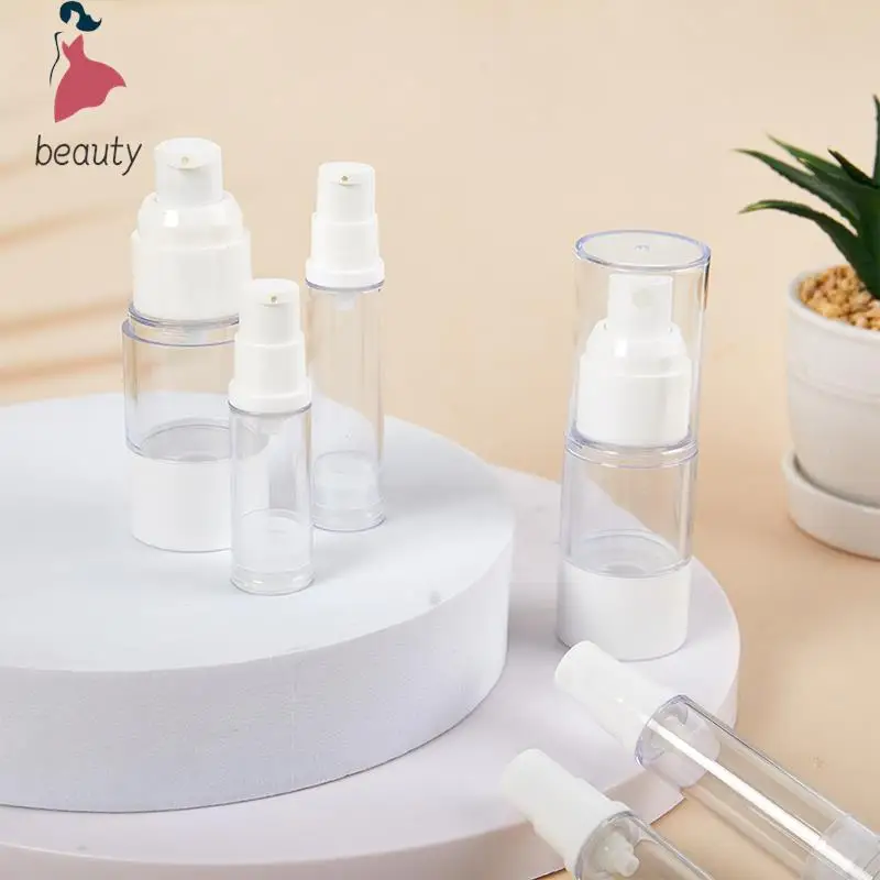 1 pz 15-100ml bottiglia vuota con pompa contenitori per lozioni in plastica bottiglia d'acqua spray riutilizzabile viaggio essentials Cosmetique campione