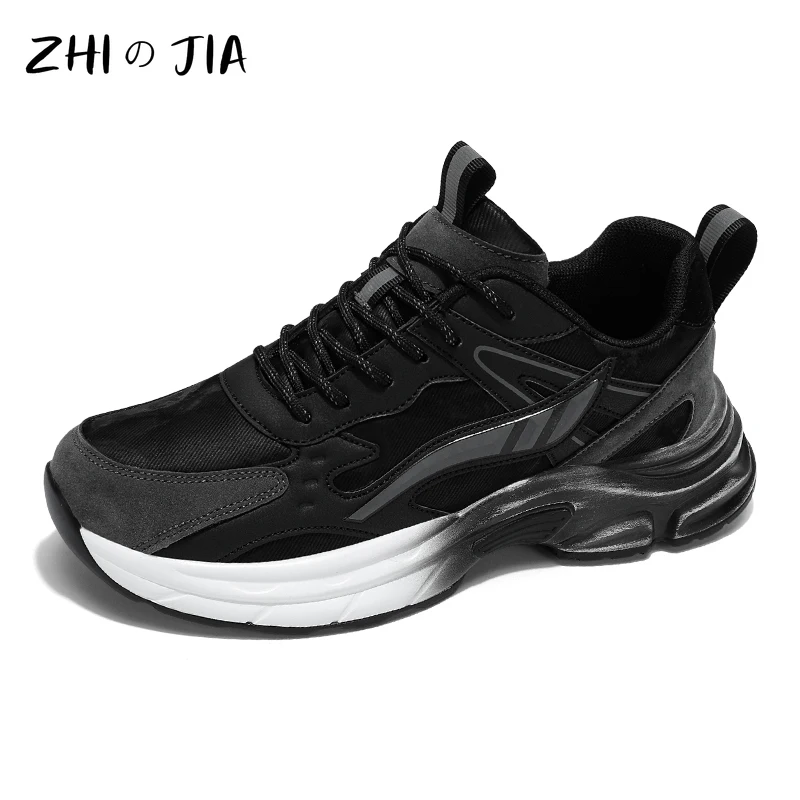 

Большие баскетбольные кроссовки, мужские осенне-зимние повседневные кроссовки, классические черные туфли, уличная спортивная мужская обувь на толстой подошве