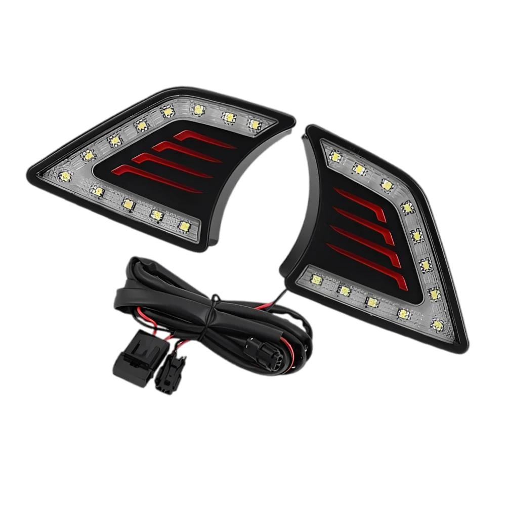 

2pcs 12V LED Car Daytime Running Lights Durable LED White Lights for Toyota Hilux 2012 2013 2014