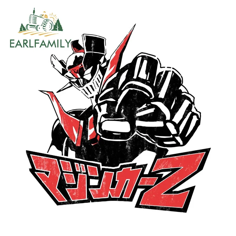 EARLFAMILY 13cm for Anime Mazinger Z Creative Car Sticker Racing Drifting Decal Creative Motorcycle Amusing RV Fun Accessories