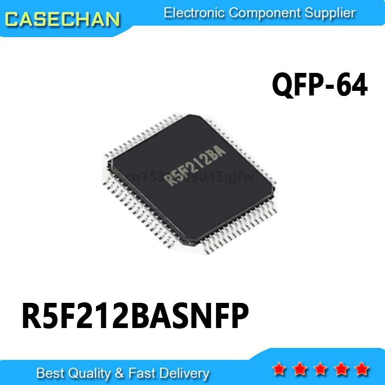 5PCS New and Original R5F212BA R5F212BASNFP  QFP-64