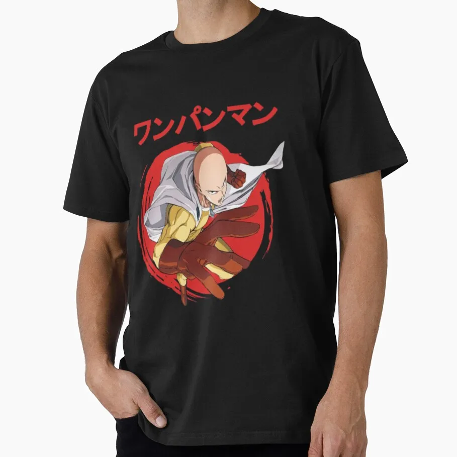 Saitama Superhero  Anime Gift T-shirt 1206 One Punch Man Manga Print Graphic Clothes All Size Tops S-6XL