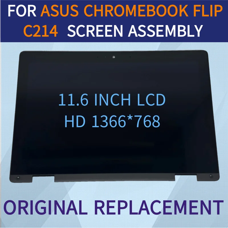

ДЛЯ ASUS Vivobook Flip C214 C214M C214MA 11,6-дюймовый HD ЖК-дисплей в сборе с сенсорным экраном, сенсорный цифровой дисплей