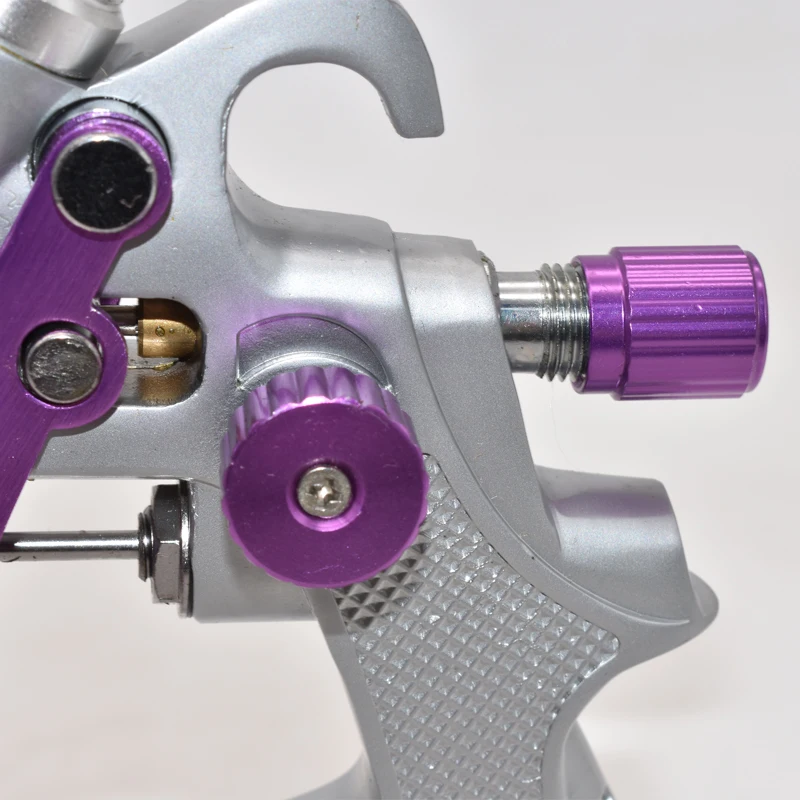 Auarita Mini Spray Gun 0.8mm Nozzle h-891 HVLP Paint Spray Gun With 400CC Tank Air Spray Gun With Paint Mixing Cup And Adapter