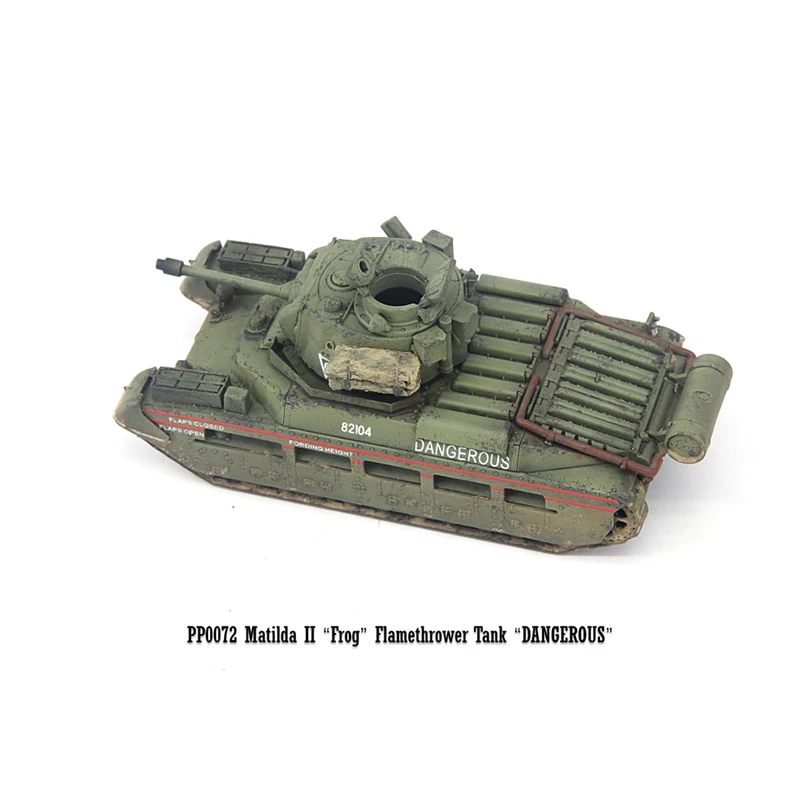 1:72 Schaal Plastic Pp0072 Matilda 2 Australië Tankmodel Gevaarlijk Gemilitariseerd Gevechtsspoor Type Klassiekers Geschenken Statische Weergave