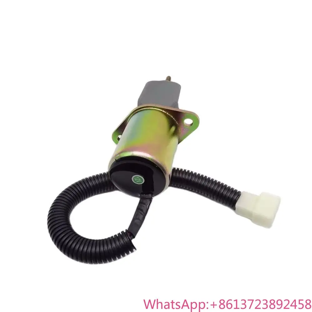 

Excavator is equipped with 1753ES-12A3UC5B1S1 12V flameout switch for yan-mar hook machine accessories flameout solenoid valve