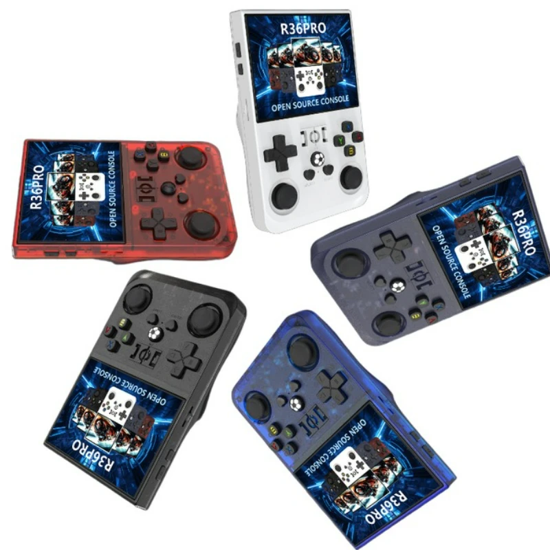 

R36Pro Retro Handheld Video Game Console Linux System 3.5 Inch IPS Screen Portable Pocket Video Player Console Games