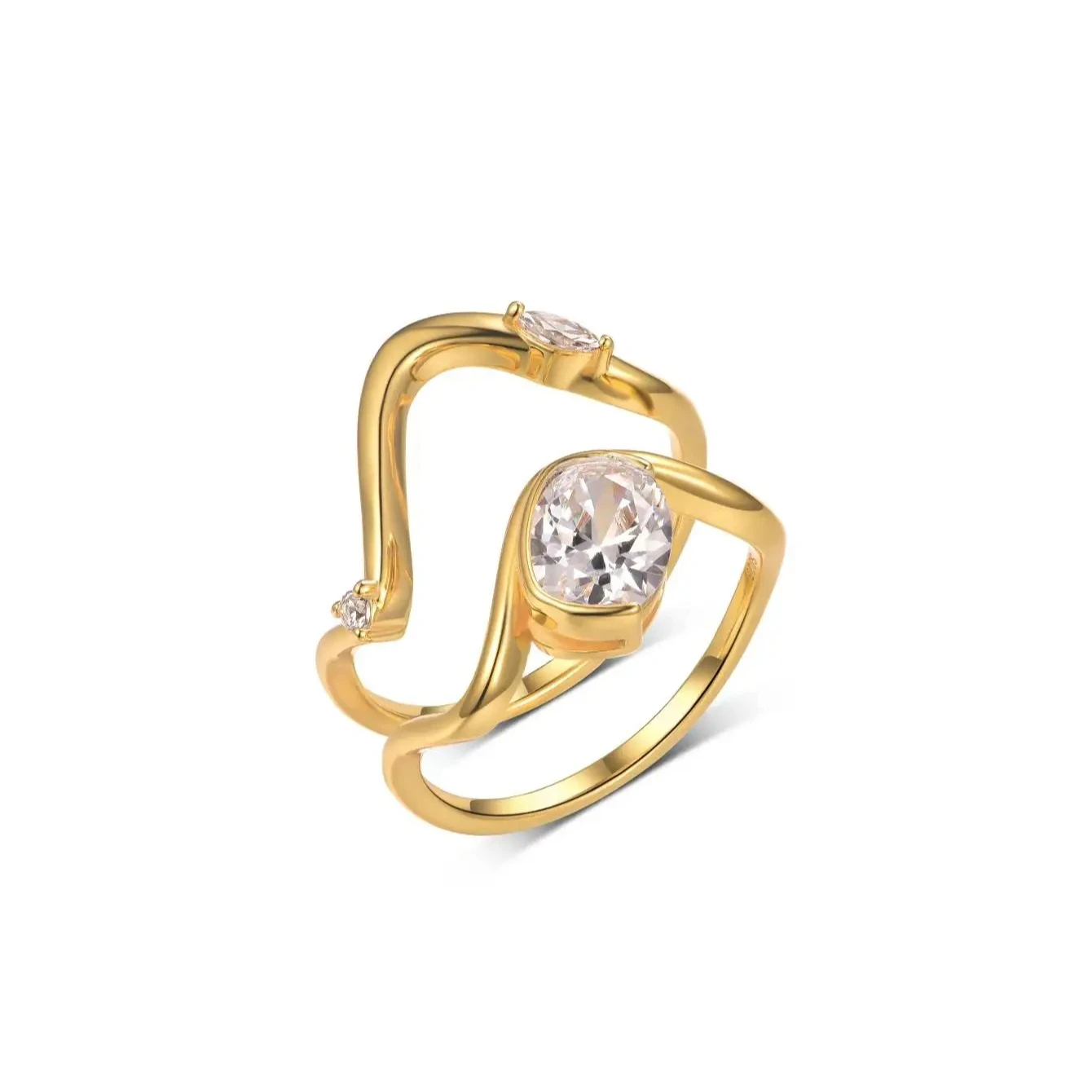 

Набор колец из стерлингового серебра 925 пробы, прямоугольный 3CT с муассанитом, ювелирные изделия, позолоченные 18 К, подходят для подарков, подарков на день рождения