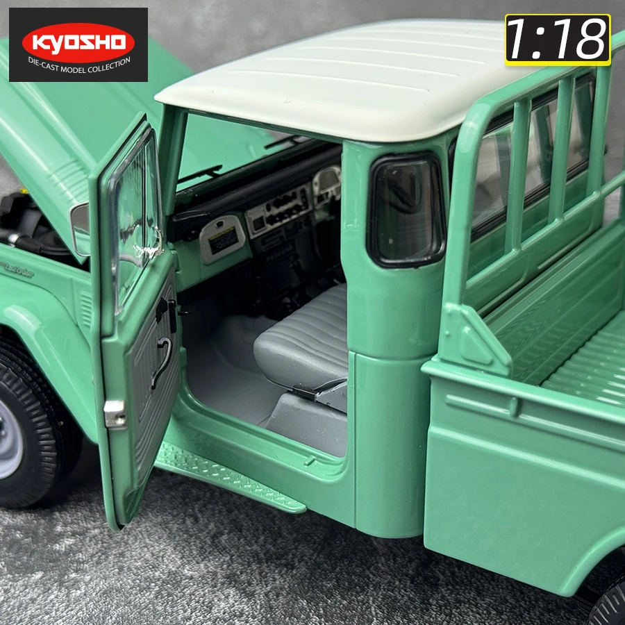 KYOSHO 1:18 scale Toyota Land Cruiser LC40 pickup Land Cruiser off-road vehicle car model Static display holiday gift collection