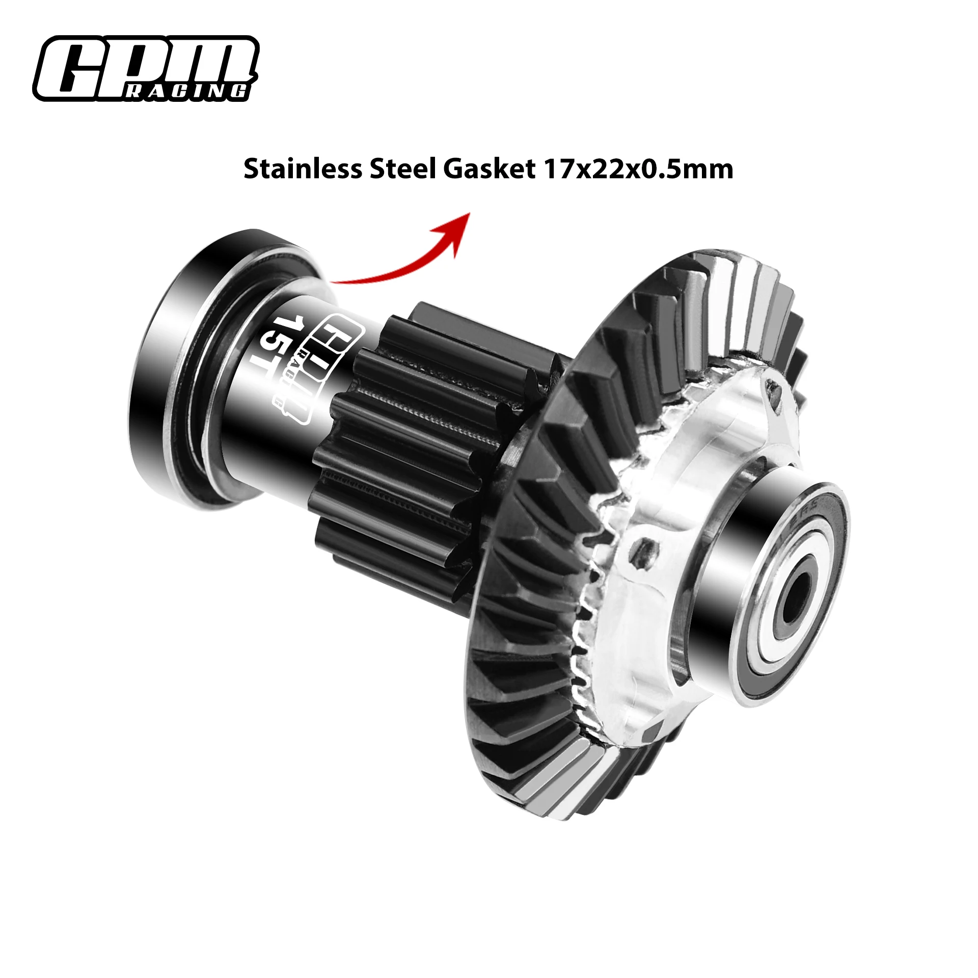 GPM 20CrMnTi Steel 32/10T Rear Diffs Gear Set TRAXXAS 1/6 Funco Pro Sand 8S 109076-4