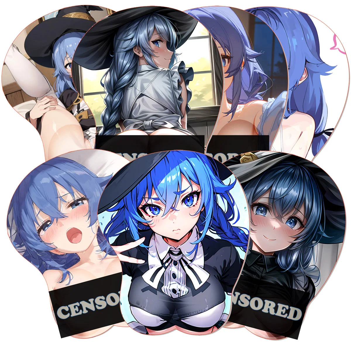 

3D Mouse Pad Roxy Migurdia Stereo Mousepad Oppai Boob M_Mushoku T_Tensei Anime Silicone Wrist Rest BULK Pad Gaming Mouse Mat
