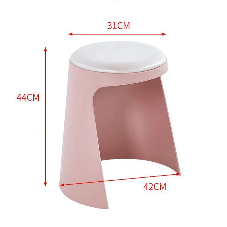 مقعد مستدير لتغيير الأحذية بتخزين حديث إبداعي من الشمال