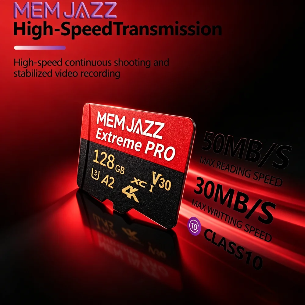 Micro TF SD 128GB 256GB 512GB SD Card Memory Card U3 V30 A2 Class 10 High Speed Hot Sale For Android Smartphone Tablet Photo