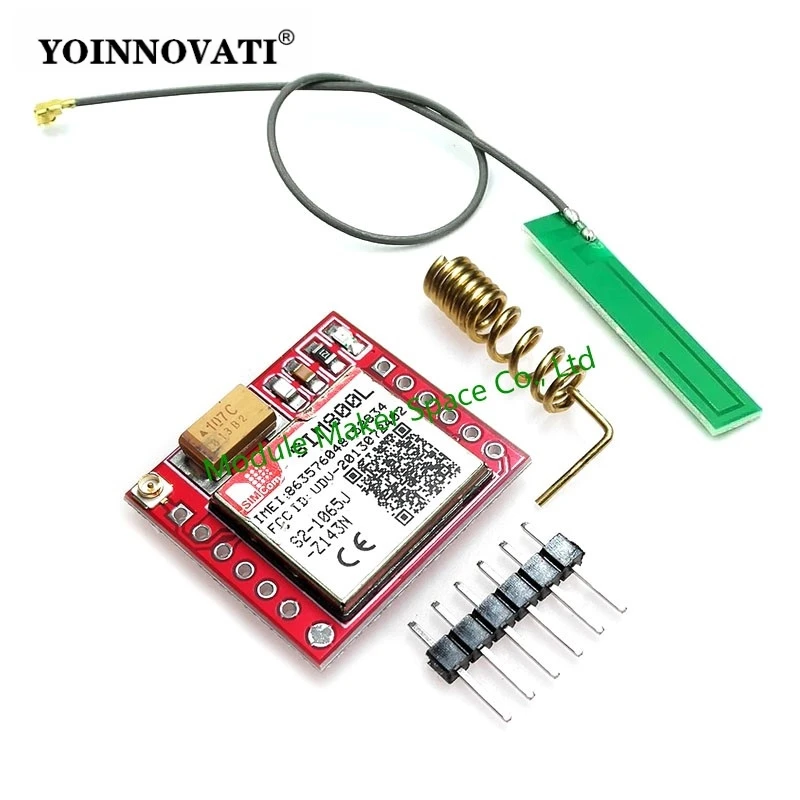 SIM800L GPRS GSM Module Core Quad-band TTL Serial Port IPX Interface PCB Antenna Micro SIM Card for Arduino Smart Phone