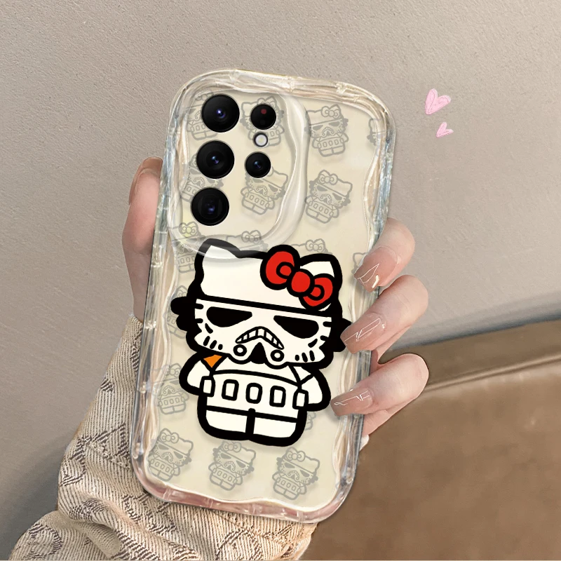 Funda de silicona para Samsung Galaxy, carcasa de Hello Kitty, Star Wars, S24, S23, S22, S21, S20 Ultra Plus FE, A25, A55, A35, A15, A05, A05S, 5G