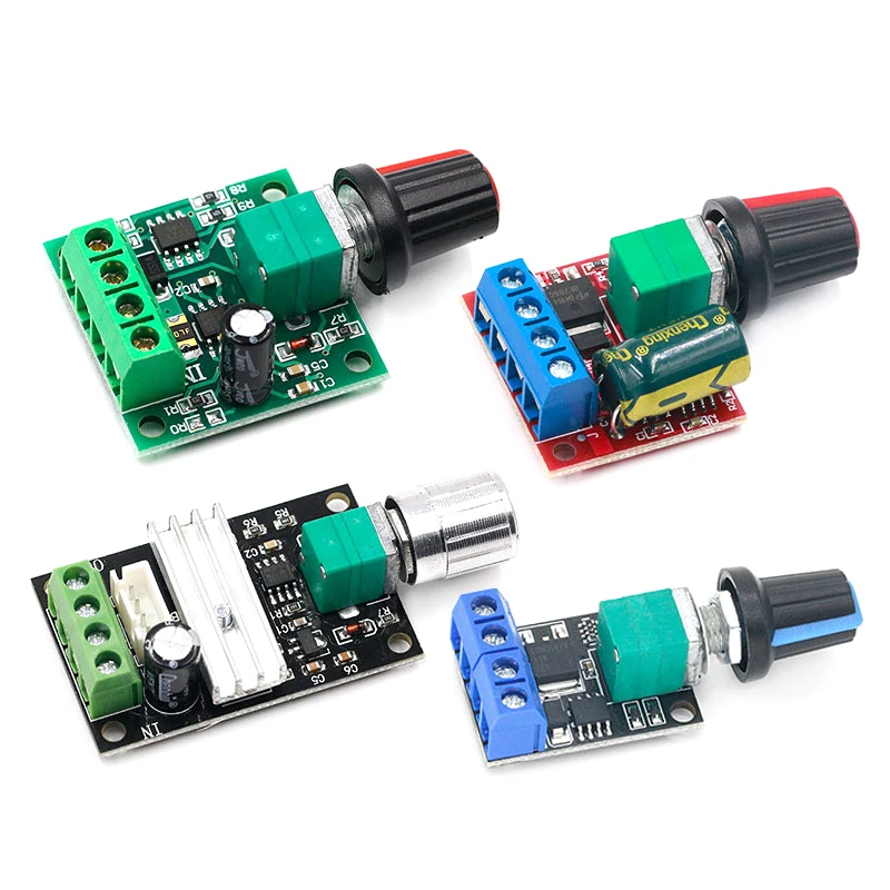 New-PWM DC Motor Governor 2A 3A 5A 10A 90W Speed Control Switch Function 1803BK 1203BK Adjustable Module Switch Function