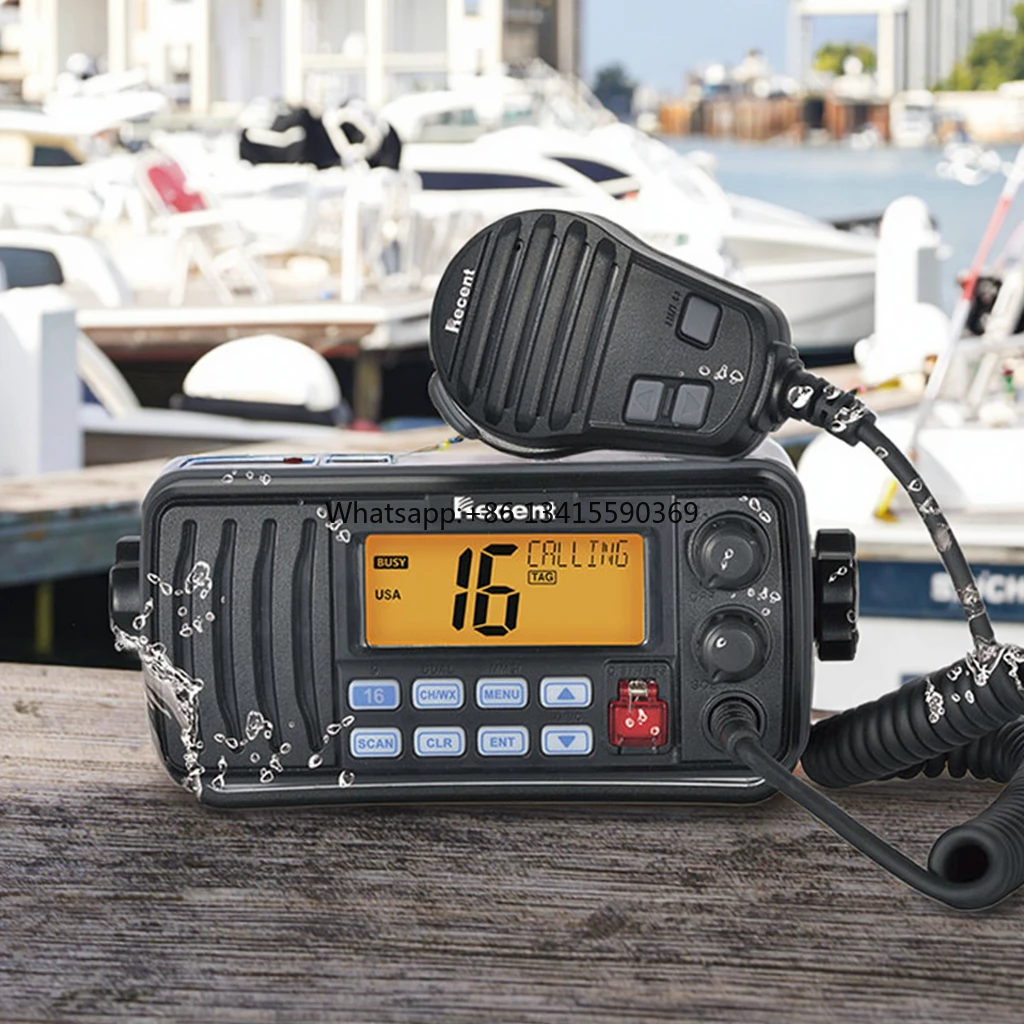 

Фиксированный морской мобильный радиоприемник УКВ дальнего действия 156-163 МГц, морской трансивер с сертификатом CE DSC Radio