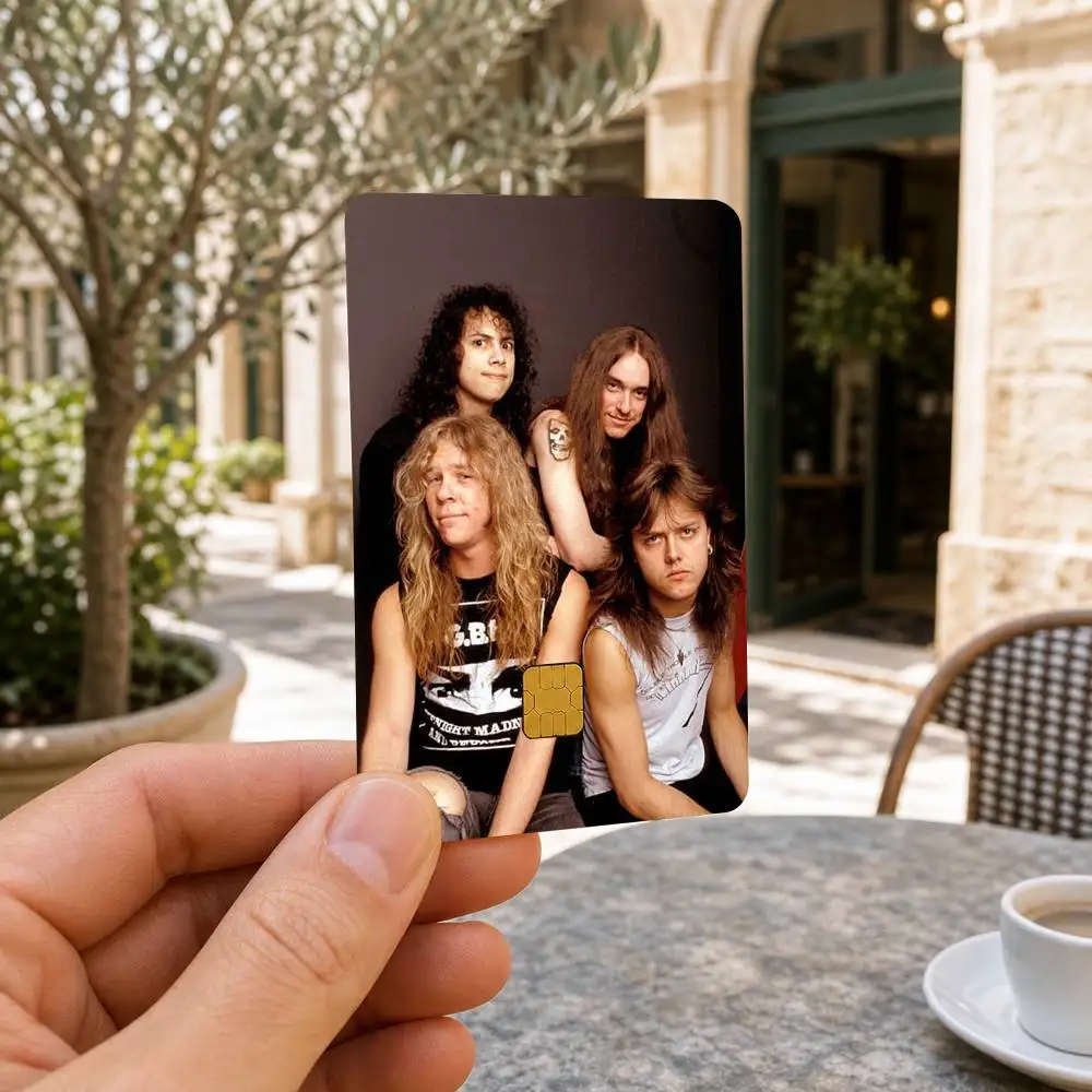 Metallica Ride the Lightning Waterproof Bank Card Sticker Skin for Credit Debit Chip Cards Decorative Cover Film