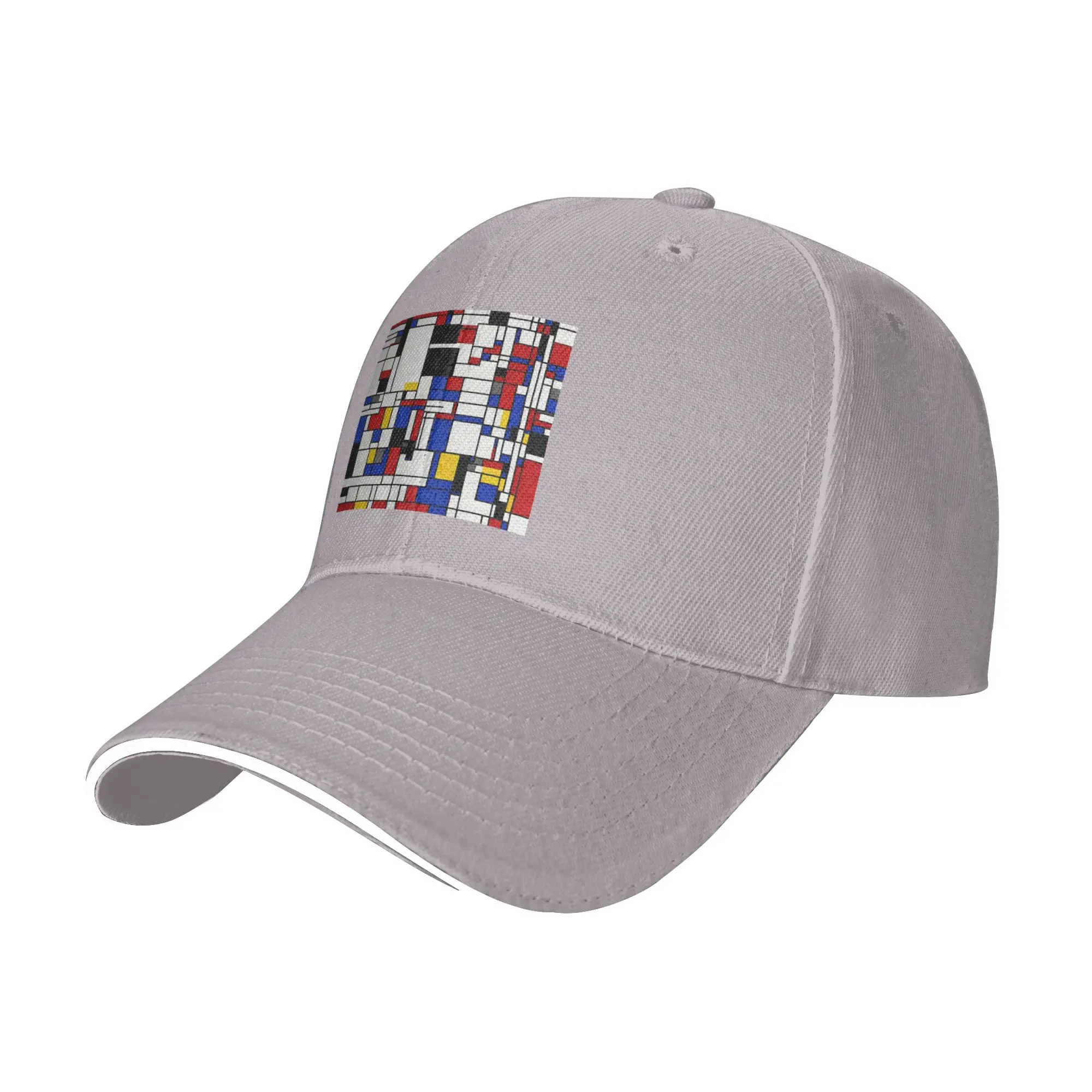 Piet Mondrian Cap Fashion Casual Baseball Caps Adjustable Hat Hip Hop Summer Unisex Baseball Hats Customizable Polychromatic