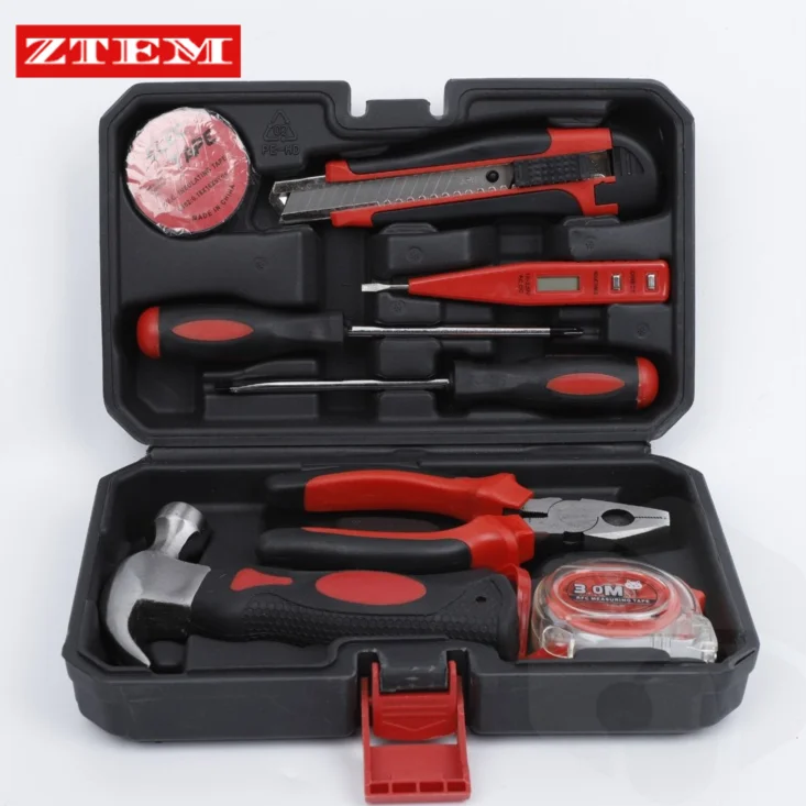 

ZTEM Multifunctional Tools Kit Set Household Automotive Tools Woodworking Wrench Screwdriver Pliers Hammer Hand Tool Toolbox