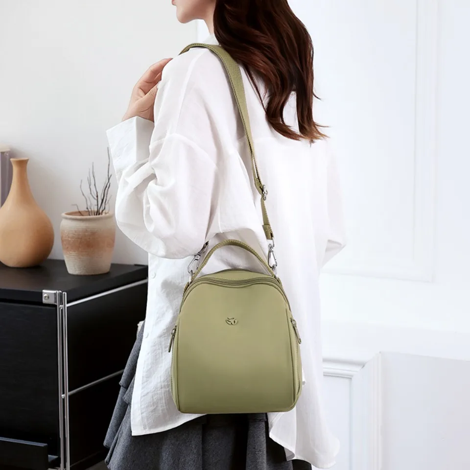 ฤดูร้อนไหล่Crossbodyกระเป๋าผู้หญิงไนลอนนุ่มกันน้ํากระเป๋าเป้สะพายหลังและกระเป๋าถือกระเป๋าถือหรูผู้หญิงDesigner