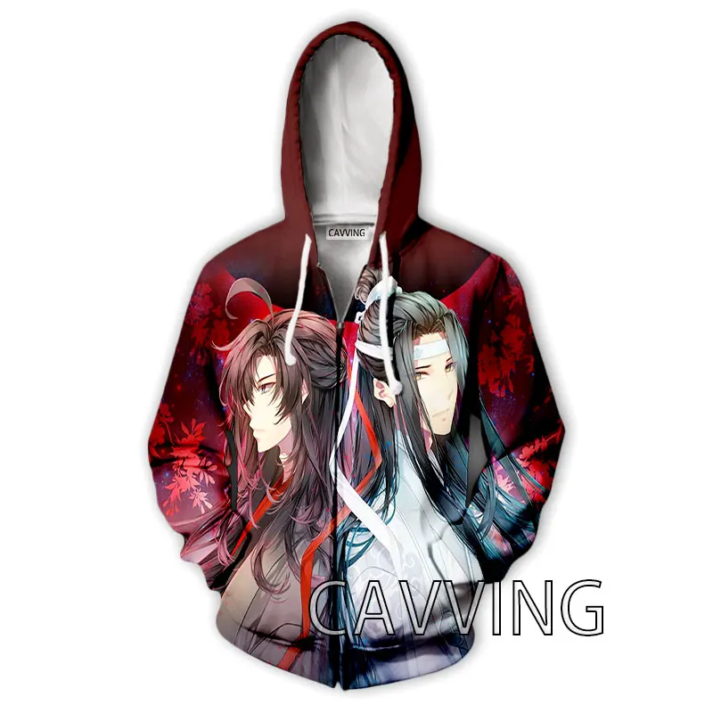 New Fashion 3D Print  Grandmaster of Demonic Cultivation Zipper Hoodies Zip Up Hooded Sweatshirts Harajuku Hoody Sweatshirts  Z1