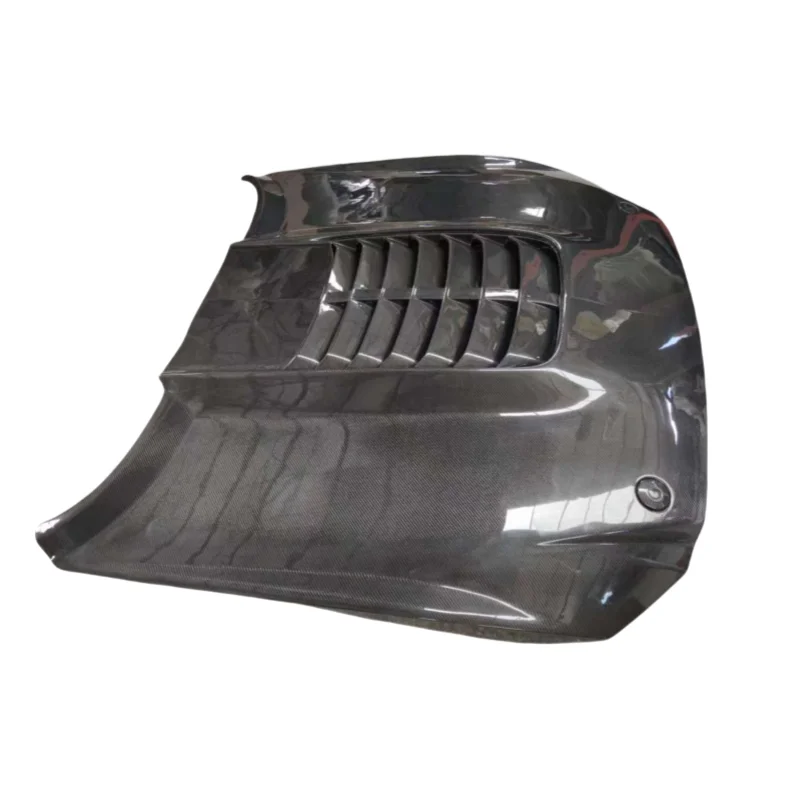 High Quality Vented Design Carbon Fiber Hood for Mustang 2024+ Perfect Fitment