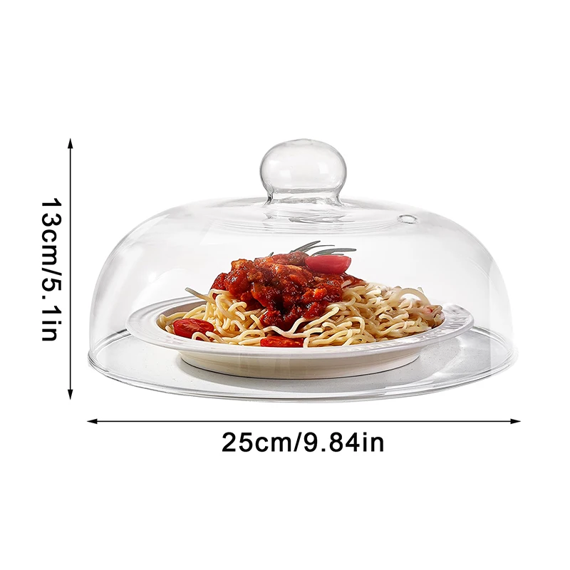 

Non-Toxic Plastic-Free Microwave Lid Borosilicate Glass Microwave Splatter Cover For Food,Tall BPA-Free