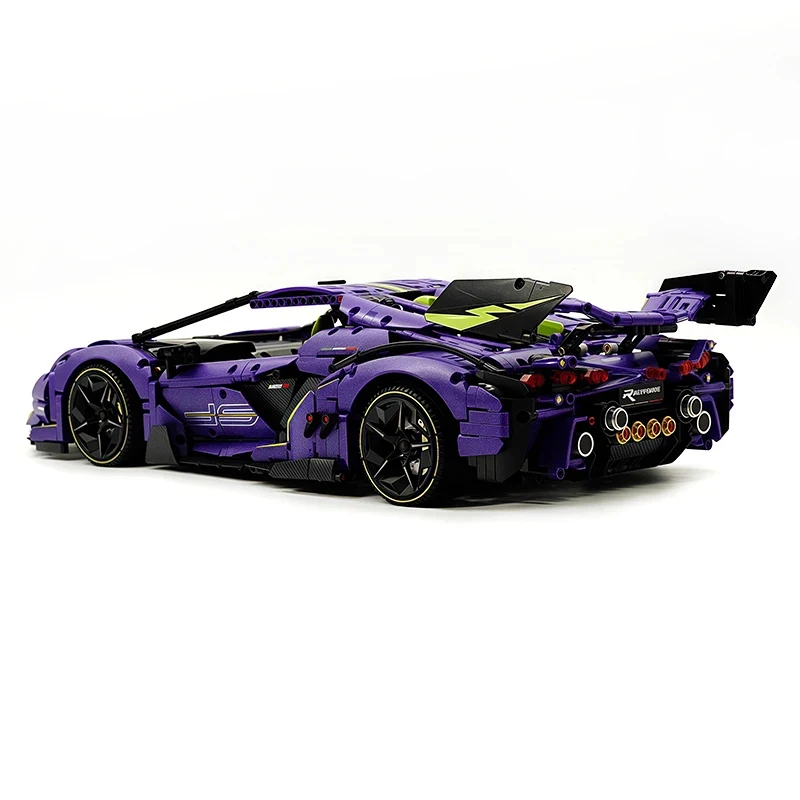 

3 to 7 Days Delivery High-end GULY 10635 MOC Racing Building Blocks Assembly Super Car Bricks Model DIY Toys Christmas Gifts Kid