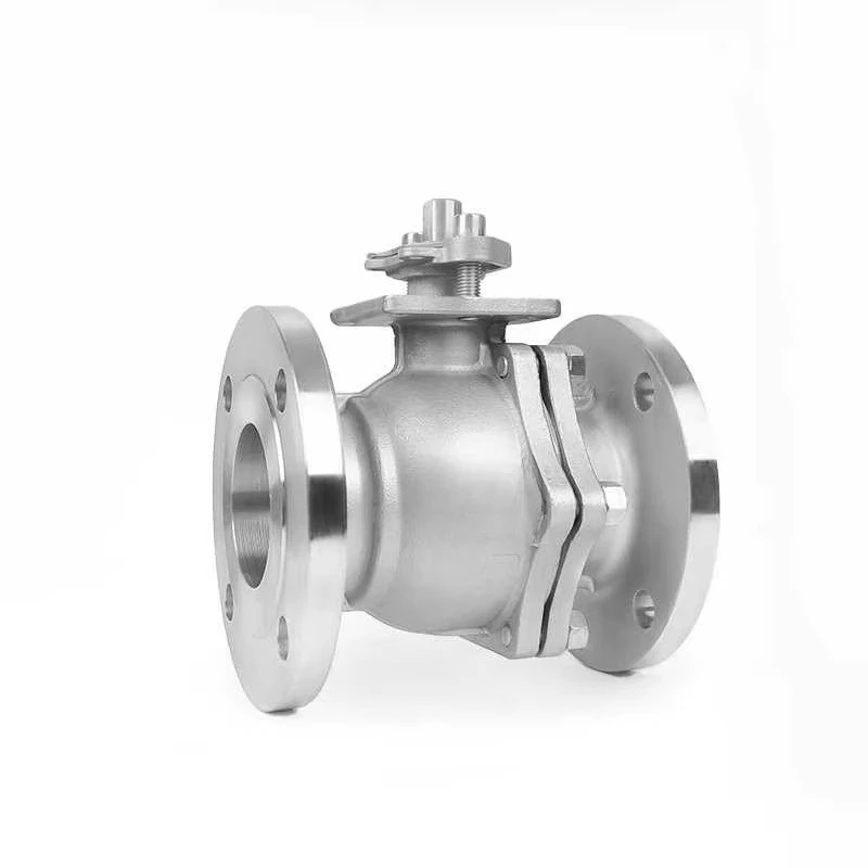 Robinet à tournant sphérique WCB à bride en acier inoxydable ASTM à haute température sur mesure, support OEM pour l'eau moyenne