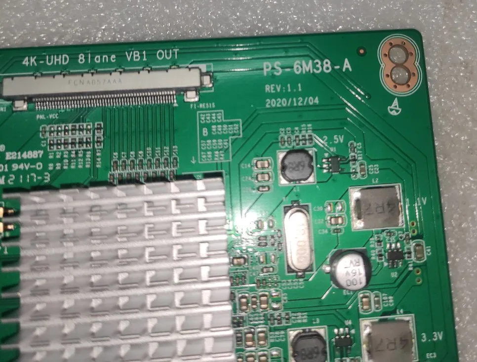 ¡Envío gratis! PS-6M38-A 60Hz entrada 4K salida drive pantalla LED placa adaptadora Placa de conversión