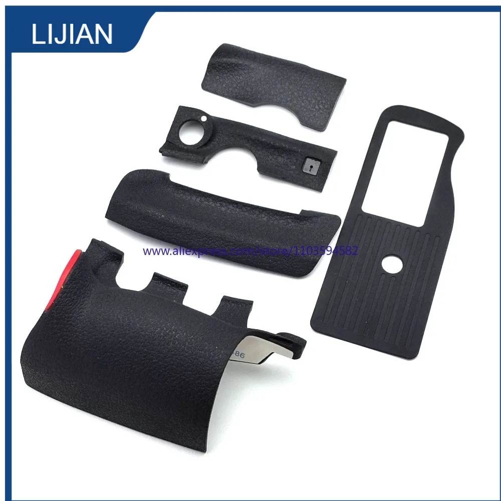 

For Nikon D4 Body Rubber Grip Bottom Rear Thumb Front Side FX Card Cover Rubber Camera Spare Part