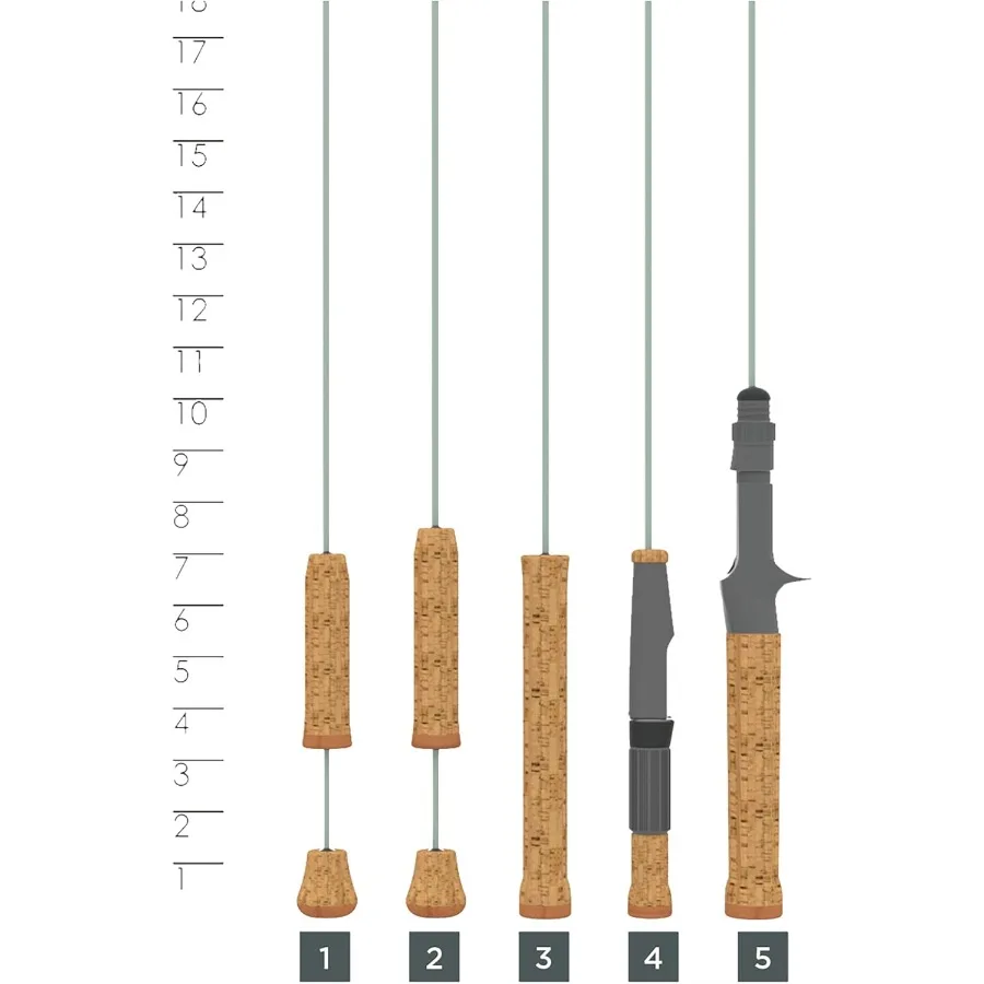 قضيب ثلج سكانديك عالي الأداء حساس ومتين لصيد الأسماك بدقة في حالات الطقس البارد #6