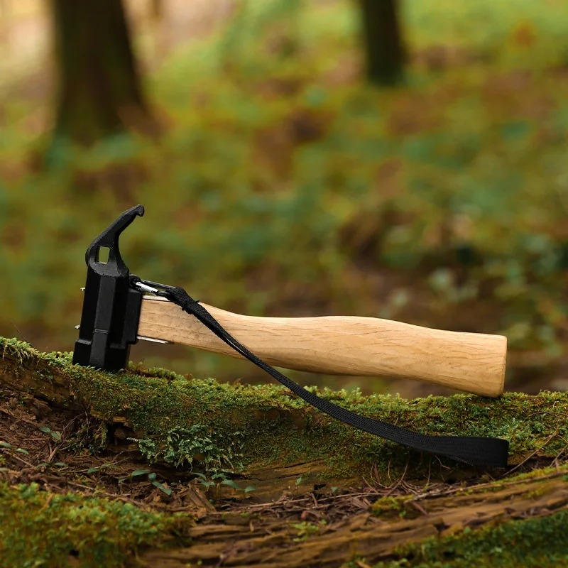 Multifunctional Copper Mallet Hammer For Outdoor Camping Tent Canopy Ground Stake Wooden Board Deck Nail Puller Tool view 2