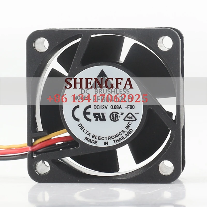 

EFB0412LD Original Delta 4020 4CM/cm 12V 0.08A Brushless DC Plastic Silent Switch Cooling Fan