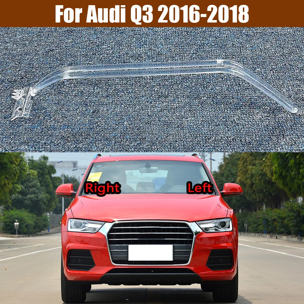 For Audi Q3 2016 2017 2018 Low LED DRL Headlight Light Guide Strip Daytime Running Light Tube Daily Car Head Lamp Emitting Tube