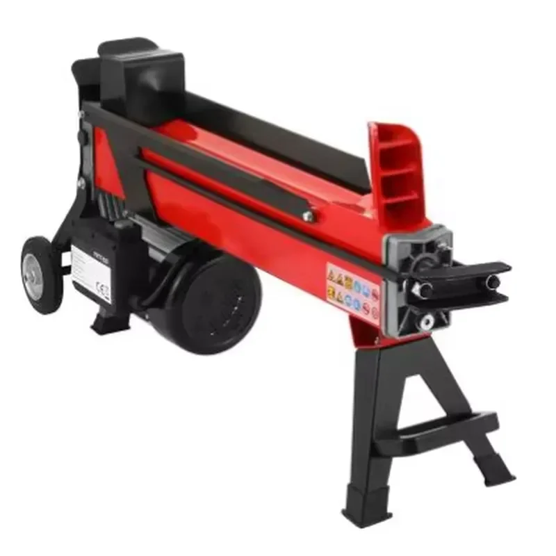 Ce-certified 5-7 ton electric firewood processor 2200 watt hydraulic splitter forest farm household