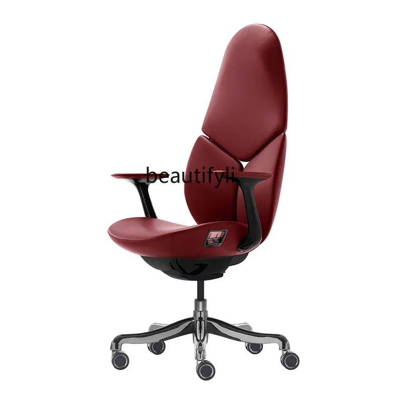 C Leather Boss Beetle Space Capsule Large Class Home Study E-sports Computer Ergonomic Chair