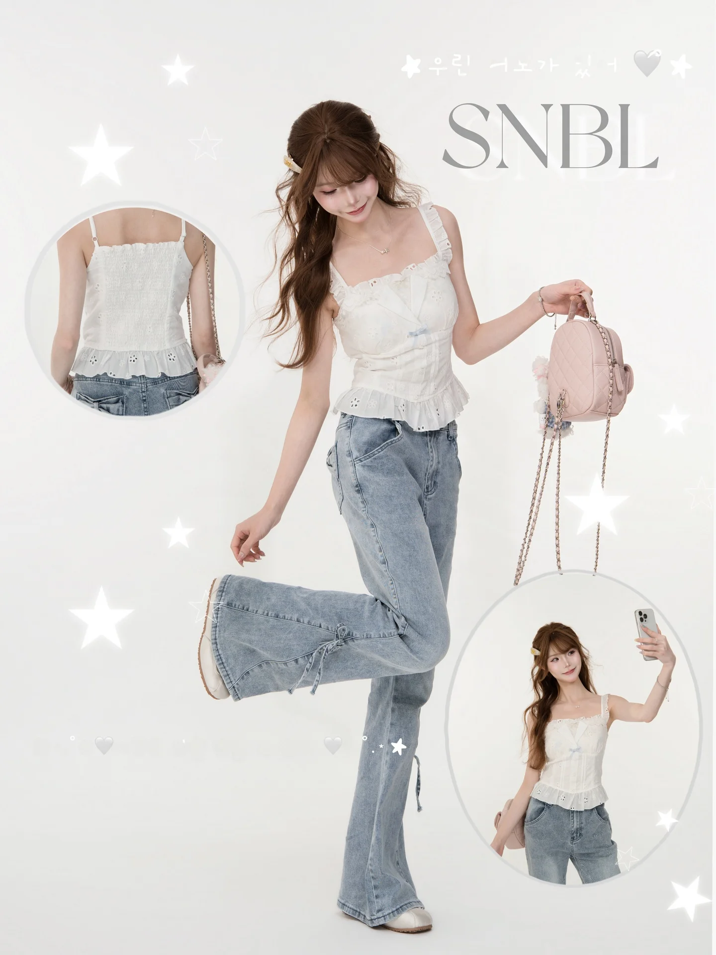 Sweet Style Hollow out Embroidery Design Women's Tank Top Short Length Outerwear Summer Fashion Casual Pure Color Zipper Closure