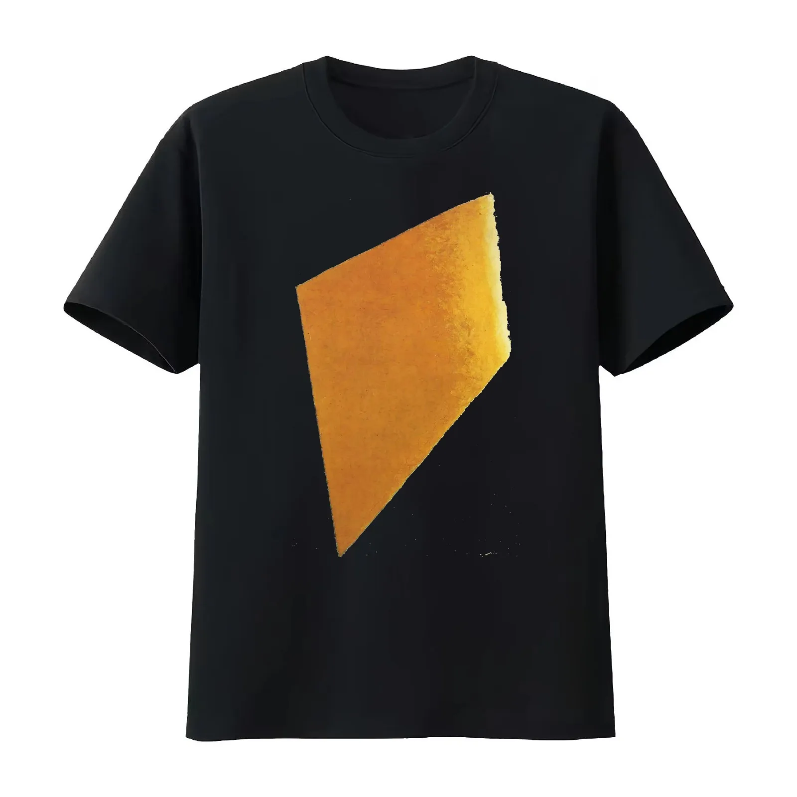 HD - Yellow rectangle on a white background by Kazimir Severinovich Malevich 1918 High Definition T-Shirt Unisex Men Women